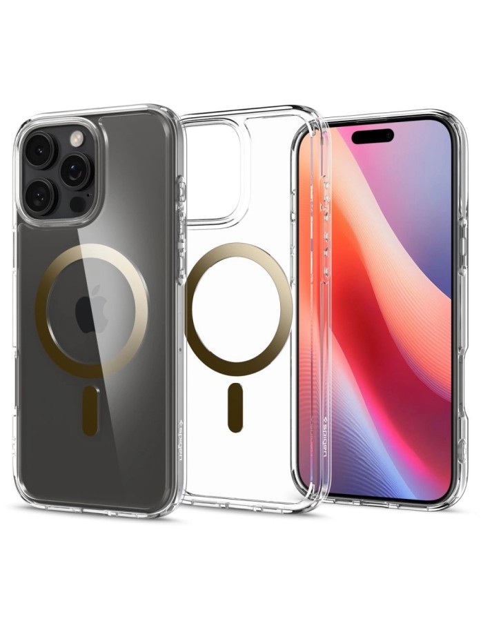 Spigen Ultra Hybrid Mag Case with MagSafe for iPhone 16 Pro Max - Gold