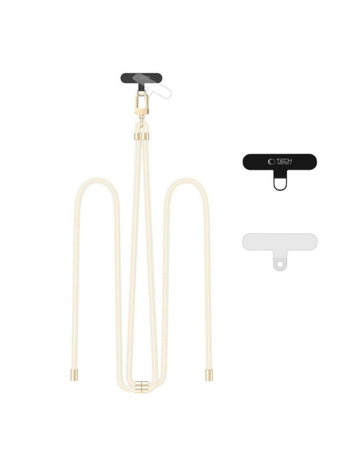 Tech-Protect C7S Rope Crossbody Strap Leash - Beige Tech-Protect C7S Rope Crossbody Strap Leash - Beige