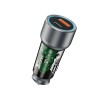 Dudao R4T 25W USB-A / USB-C Car Charger - Gray