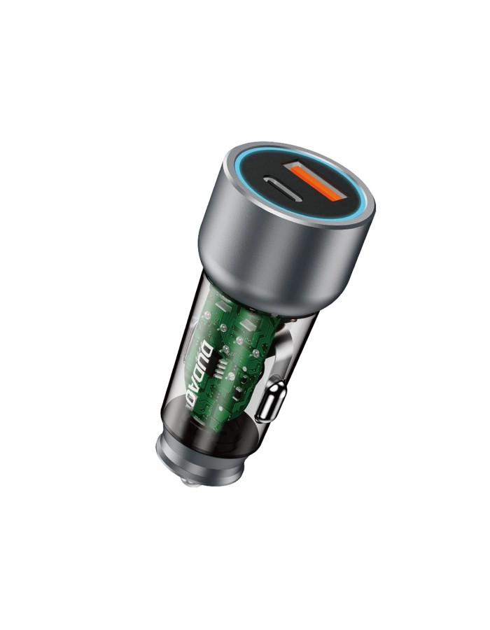 Dudao R4T 25W USB-A / USB-C Car Charger - Gray