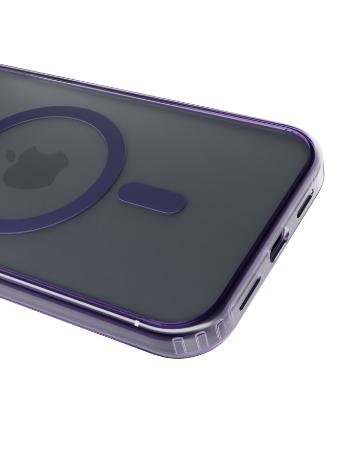 3mk Frosty MagCase Purple Case for Apple iPhone 12/12 Pro - purple