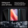 Spigen Glas.tR EZ Fit Privacy Tempered Glass for iPhone 16 Pro / 17 / 17 Pro - 2 pcs. Spigen Glas.tR EZ Fit Privacy Tempered Glass for iPhone 16 Pro / 17 / 17 Pro - 2 pcs.