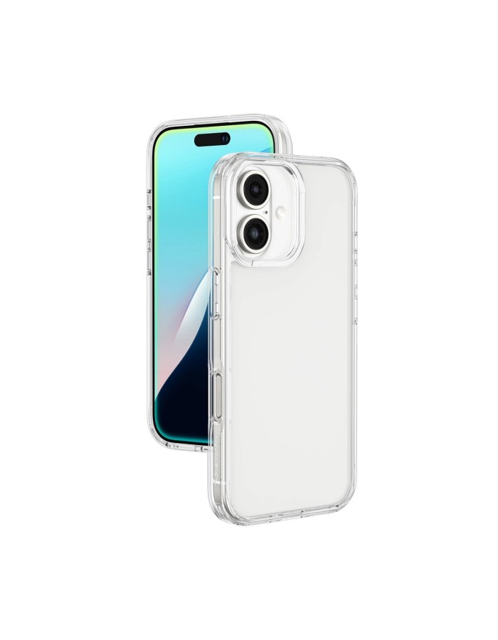 AmazingThing Minimal Case for iPhone 16 Silicone Case - Transparent