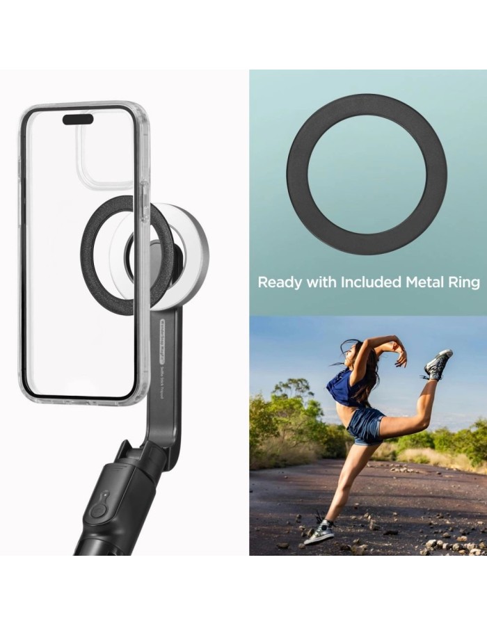 Selfie stick Spigen S580W MagSafe Bluetooth with tripod - black