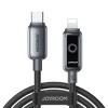 Joyroom S-A55 StarFlight 30W USB-C - Lightning cable 1.2m - black Joyroom S-A55 StarFlight 30W USB-C - Lightning cable 1.2m - black