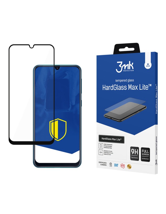 3mk HardGlass Max Lite Black Tempered Glass for Samsung Galaxy M31 / M31 Prime
