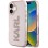 Karl Lagerfeld IML Rhinestones Logo iPhone 16 Case - Pink