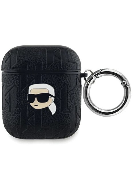 Karl Lagerfeld Monogram Karl Head case for AirPods 1 / 2 - black
