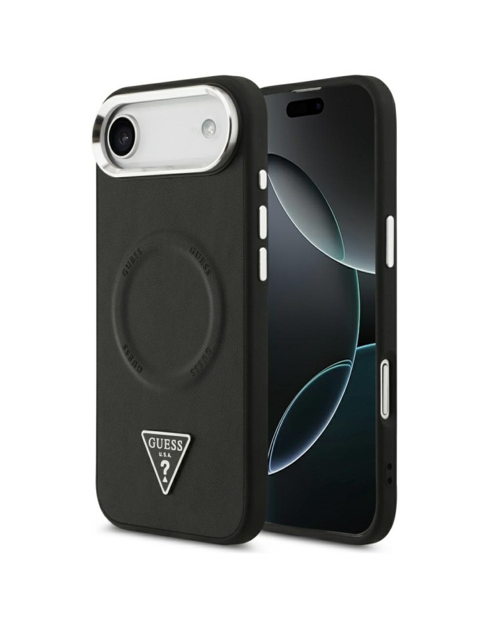 Guess Triangle Logo MagSafe Case for iPhone Air - Black Guess Triangle Logo MagSafe Case for iPhone Air - Black