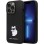 Karl Lagerfeld KLHCP13LSMHCNPK case for iPhone 13 Pro / 13 - black Silicone C Metal Pin