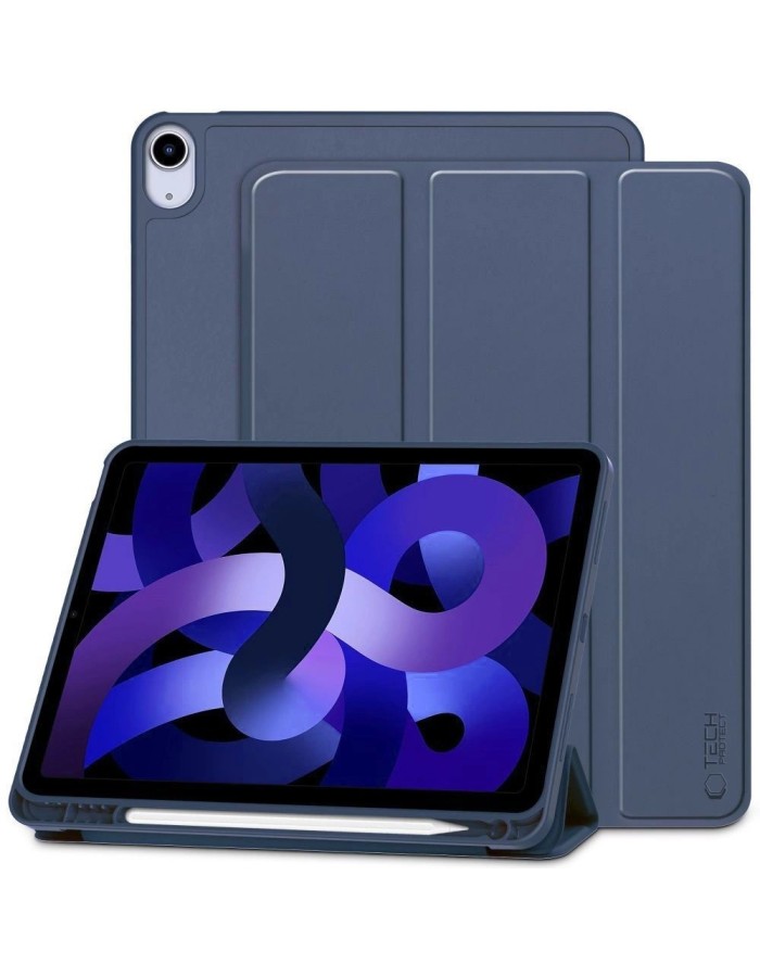 Tech-Protect SmartCase Pen for iPad Air 10.9” (2020/2022) / 11” (2024/2025/2026) - navy blue