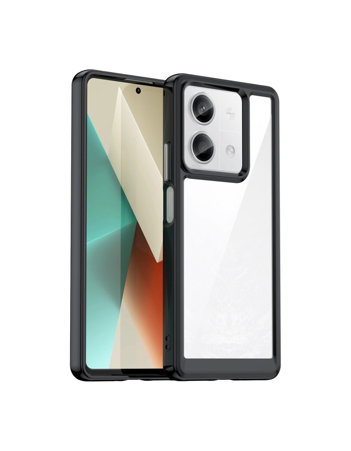 Outer Space Case with gel frame for Xiaomi Redmi Note 13 Pro - black Outer Space Case with gel frame for Xiaomi Redmi Note 13 Pro - black