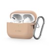 Tech-Protect Silicone Hook Case for Apple AirPods Pro 1 / 2 - Beige Tech-Protect Silicone Hook Case for Apple AirPods Pro 1 / 2 - Beige