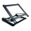 Silver Monkey US-600 stand for laptops up to 17.3&amp;amp;#39;&amp;amp;#39;, aluminum - black