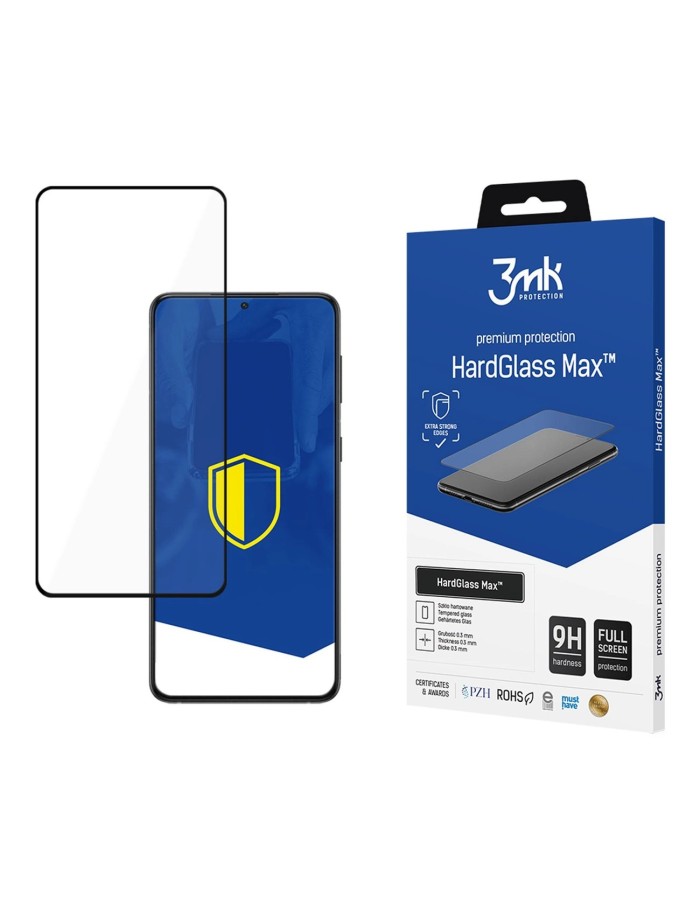 9H 3mk HardGlass Max™ glass for Samsung Galaxy S21 FE 5G 9H 3mk HardGlass Max™ glass for Samsung Galaxy S21 FE 5G
