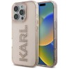 Karl Lagerfeld IML Rhinestones Logo iPhone 16 Pro Case - Pink