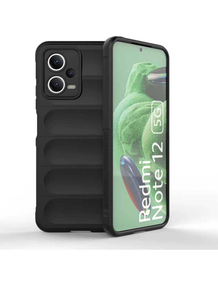 Magic Shield Case for Xiaomi Redmi Note 12 5G / Poco X5 5G Flexible Armor Cover Black Magic Shield Case for Xiaomi Redmi Note 12 5G / Poco X5 5G Flexible Armor Cover Black