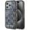 Karl Lagerfeld Liquide Glitter Monogram Gradient iPhone 15 Pro Case - Black