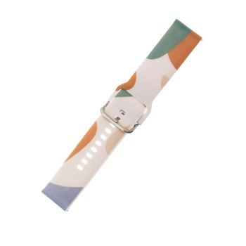 Strap Moro for Samsung Galaxy Watch 45 / 46 / 47 mm silicone bracelet watch band - pattern 11