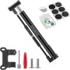 Rockbros 42322821001 floor bicycle pump - black