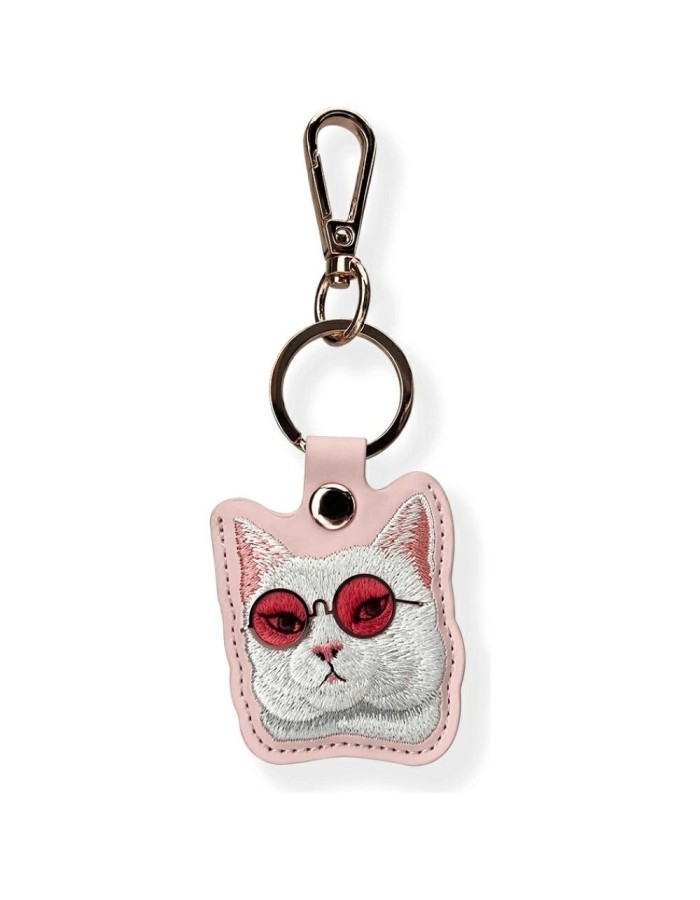Nimmy Glasses Cool Cat Tracker Case - Pink