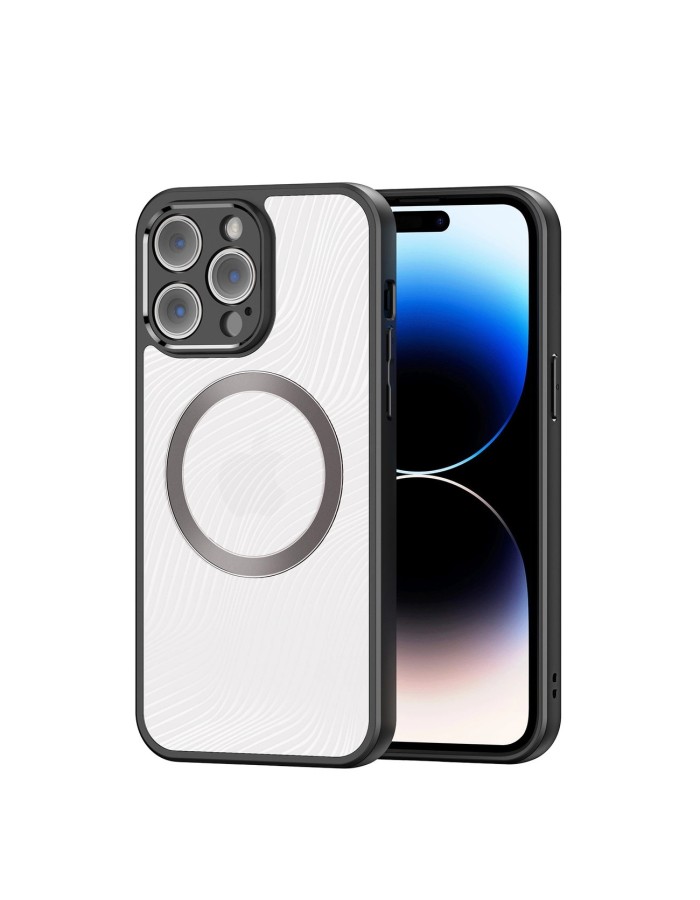 Armored case for iPhone 14 Pro compatible with MagSafe Dux Ducis Aimo Mag - black Armored case for iPhone 14 Pro compatible with MagSafe Dux Ducis Aimo Mag - black