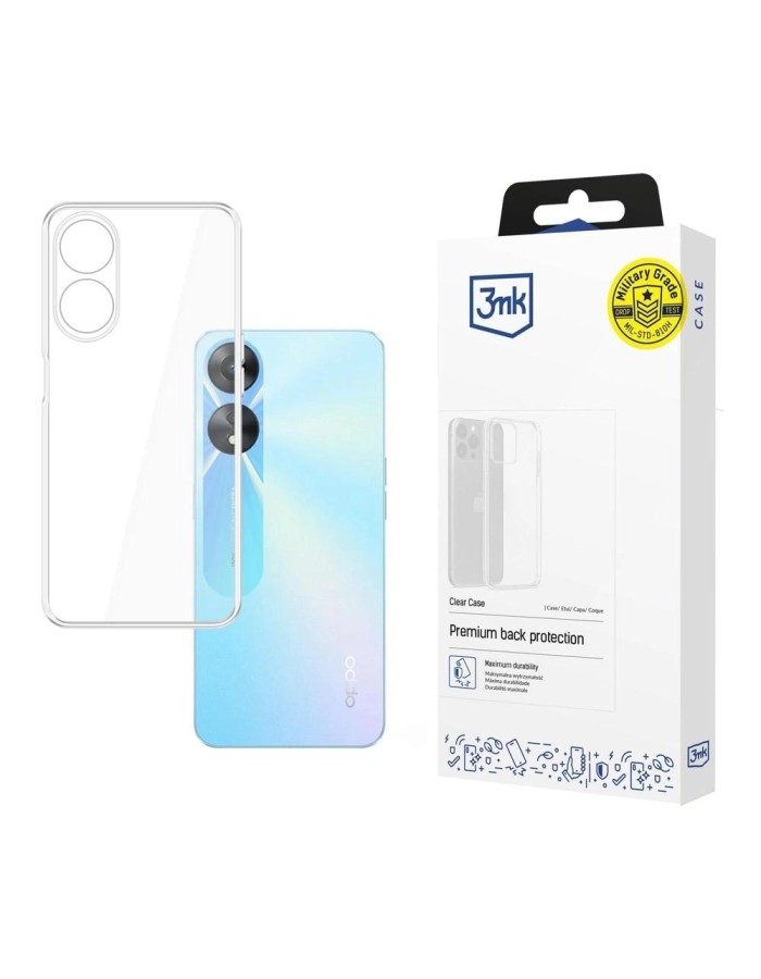 3mk Clear Case for Oppo A58 5G - transparent
