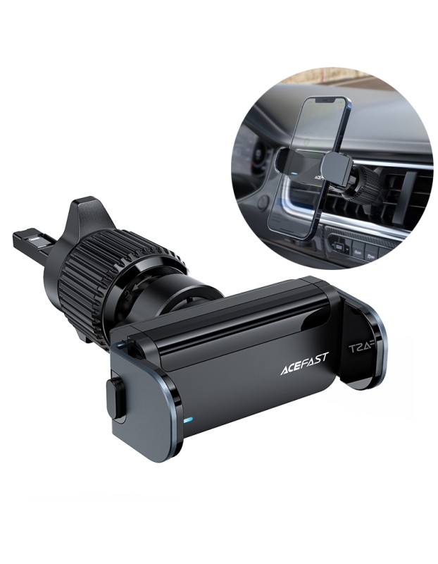 Acefast car automatic phone holder on the ventilation grille black (D9 black)