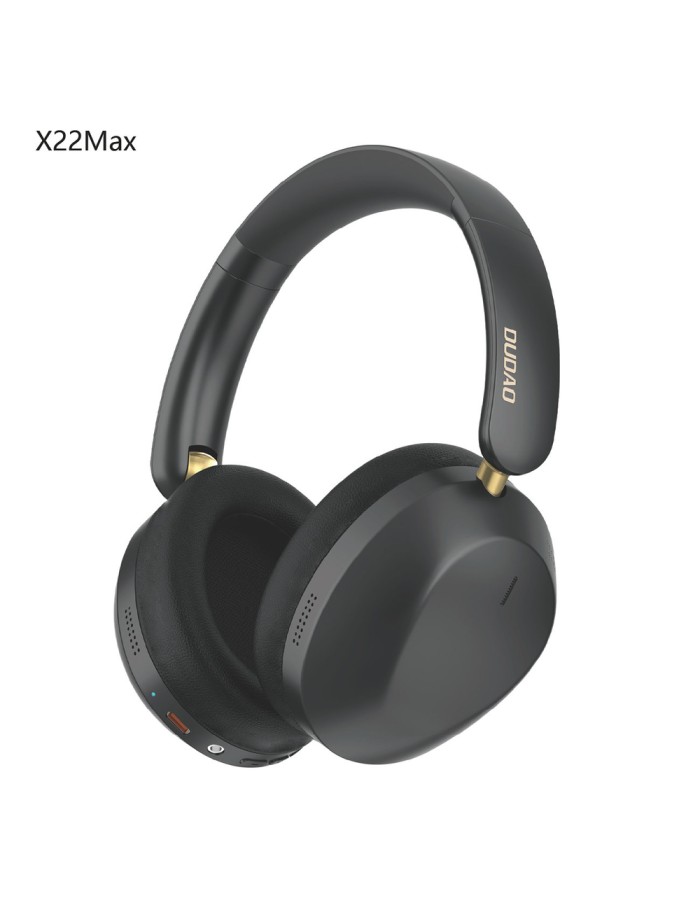 Dudao X22 Max Wireless On-Ear Bluetooth Headphones with ANC - Black