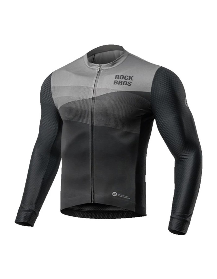 Rockbros 15120009002 Long Sleeve Cycling Jersey Spring/Summer M - Black