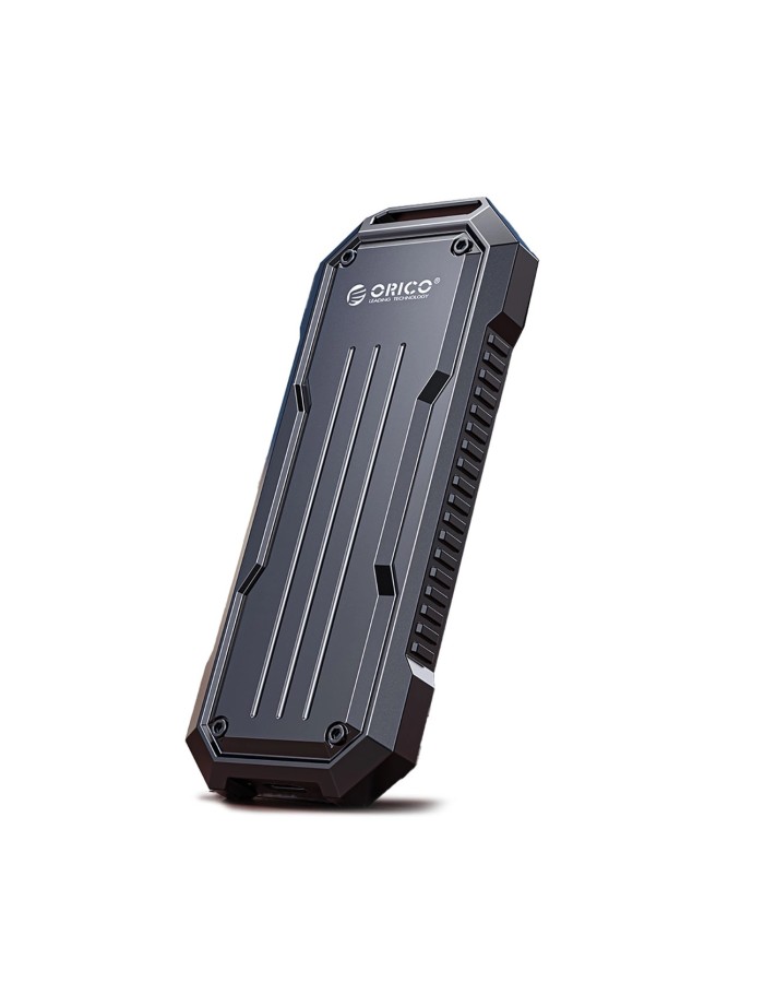 Orico OXS2C3-G2 M.2 NVMe/SATA SSD USB-C 3.2 Tactical Reinforced Disk Caddy - Gray