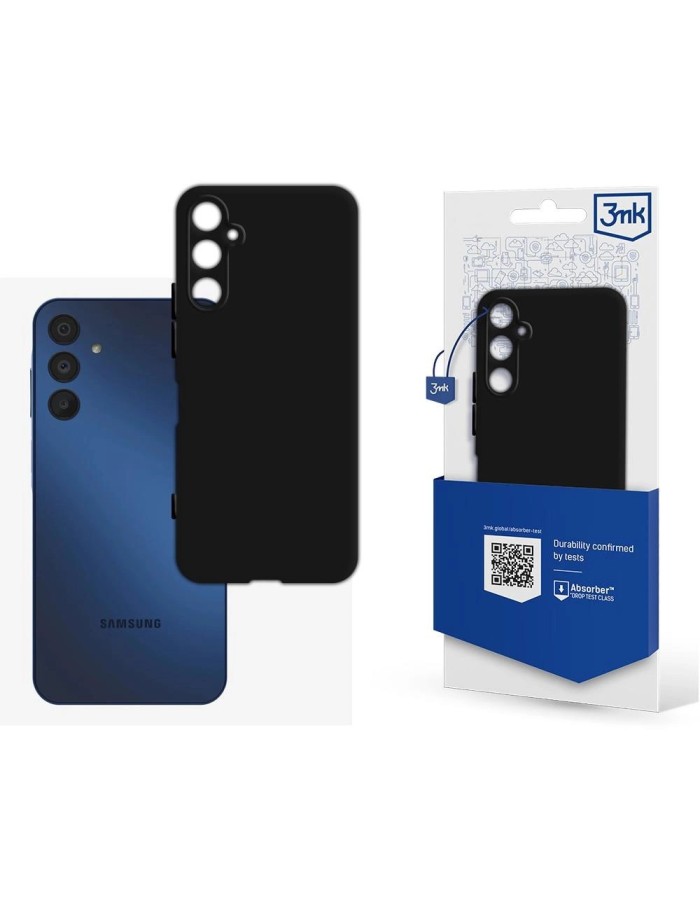 3mk Matt Case for Samsung Galaxy A15 5G - black