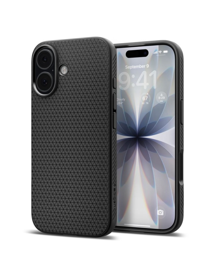 Spigen Liquid Air Case for iPhone 17 - Matte Black Spigen Liquid Air Case for iPhone 17 - Matte Black