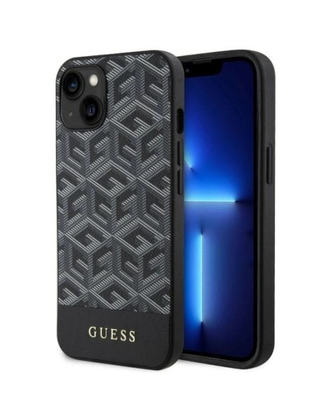 Guess GUHMP14SHGCFSEK iPhone 14 6.1" black/black hardcase GCube Stripes MagSafe Guess GUHMP14SHGCFSEK iPhone 14 6.1" black/black hardcase GCube Stripes MagSafe