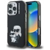 Karl Lagerfeld IML Aquarelle Karl &amp;amp; Choupette &amp;amp; Logo Case for iPhone 16 Pro Max - Black
