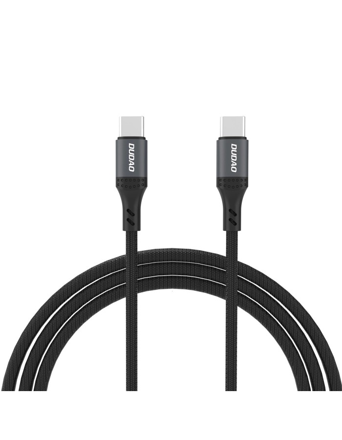 Dudao L3CC USB-C - USB-C 60W 2m Braided Cable - Black Dudao L3CC USB-C - USB-C 60W 2m Braided Cable - Black