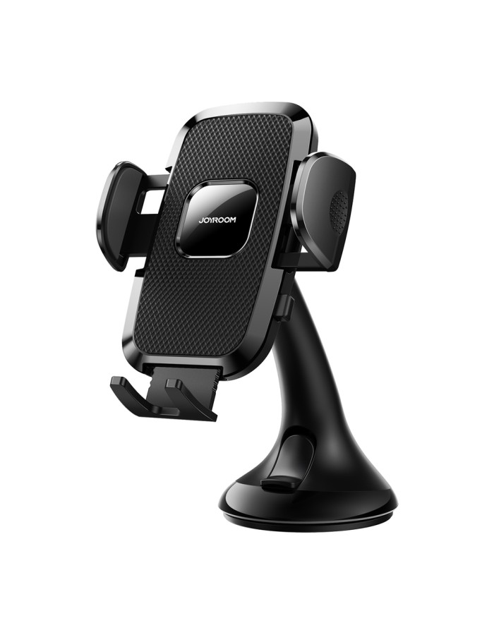 Joyroom JR-ZS259 mechanical car holder universal for phone on cockpit / window - black