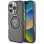 Guess IML Metal Mountain Logo MagSafe iPhone 16 Pro Max Case - Black
