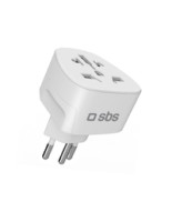 SBS CH Travel Adapter - Universal - White