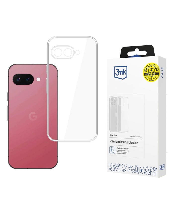 3mk Clear Case for Google Pixel 9A - Transparent
