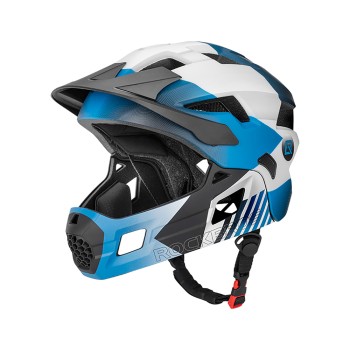 Rockbros TS-61 10110061002 Children&amp;#39;s Bike Helmet with Detachable Chin Size M (54-57) - Blue