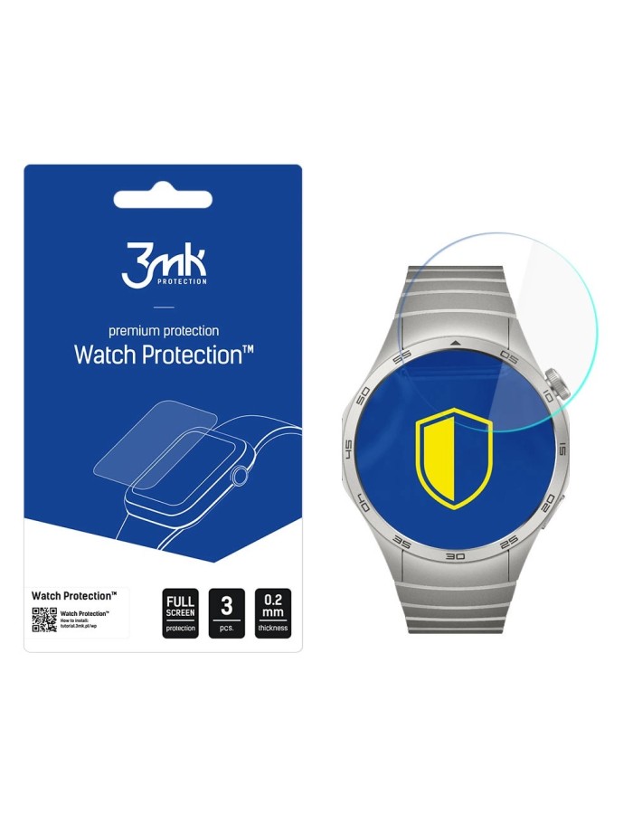 Hybrid Glass 3mk Watch Protection FlexibleGlass for Huawei Watch GT 4 46mm