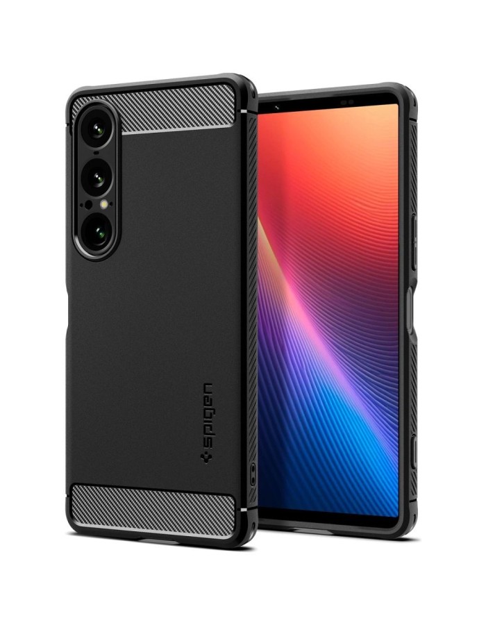 Spigen Rugged Armor Case for Sony Xperia 1 VII - Matte Black Spigen Rugged Armor Case for Sony Xperia 1 VII - Matte Black