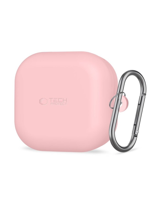 Tech-Protect Silicone Hook Case for Samsung Galaxy Buds 4 / 4 Pro - Pink Tech-Protect Silicone Hook Case for Samsung Galaxy Buds 4 / 4 Pro - Pink
