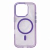 Glitter Case MagSafe for iPhone 16 - purple with glitter Glitter Case MagSafe for iPhone 16 - purple with glitter