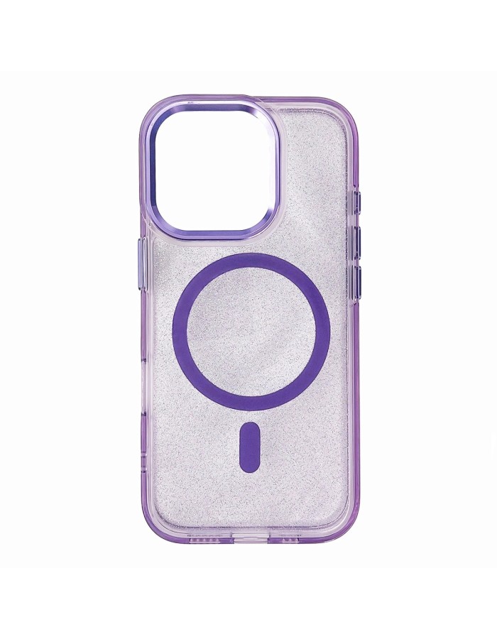 Glitter Case MagSafe for iPhone 16 Pro Max - purple with glitter Glitter Case MagSafe for iPhone 16 Pro Max - purple with glitter