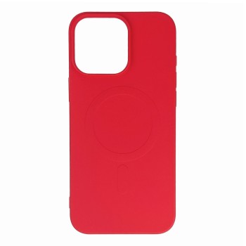 Liquid Silicone Case MagSafe for iPhone 16 Pro Max - red Liquid Silicone Case MagSafe for iPhone 16 Pro Max - red