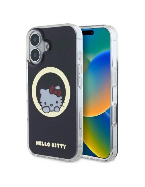 Hello Kitty IML Sweet Kitty Magsafe iPhone 16 Case - Black