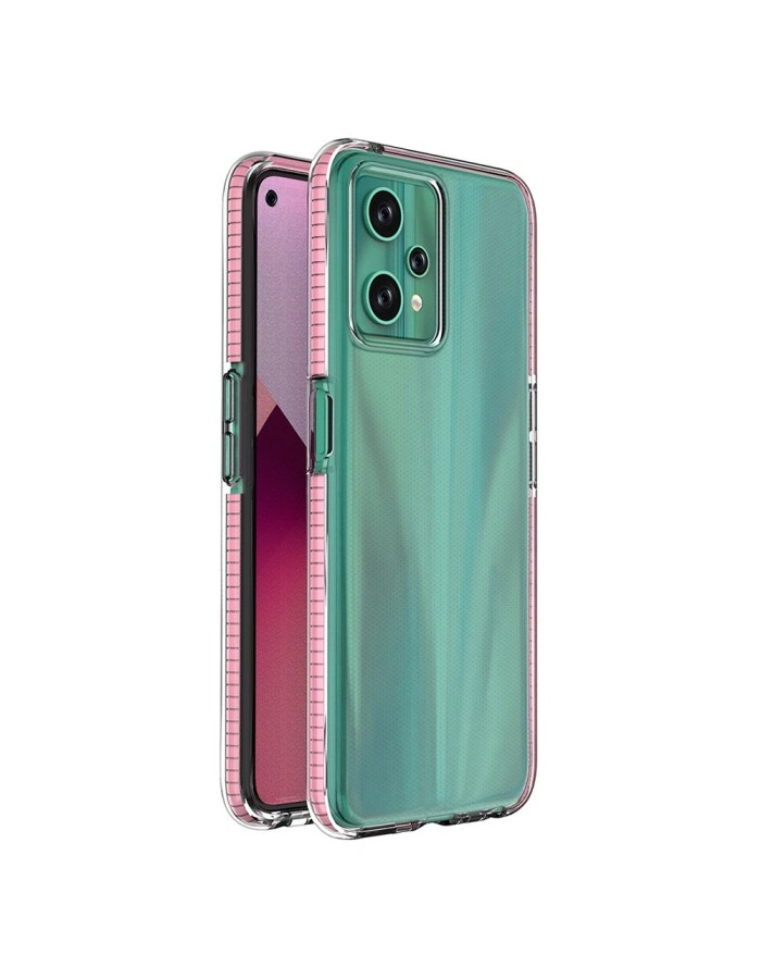 Spring Case for Realme 9 Pro silicone cover with frame light pink Spring Case for Realme 9 Pro silicone cover with frame light pink