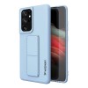 Wozinsky Kickstand Case Silicone Case with Stand for Samsung Galaxy S21 Ultra 5G Light Blue Wozinsky Kickstand Case Silicone Case with Stand for Samsung Galaxy S21 Ultra 5G Light Blue